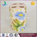 YSb50011-01 azul flor banheiro acessório sabão prato detentores e tumbler